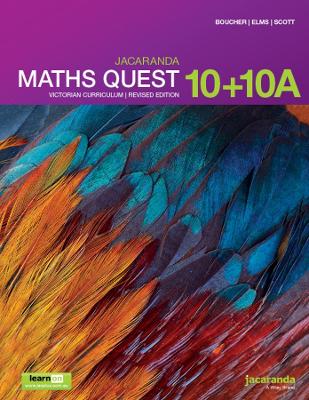 Jacaranda Maths Quest 10+10a Victorian Curriculum 1E (Revised) LearnON & Print book