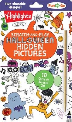 Scratch-and-Play Halloween Hidden Pictures book