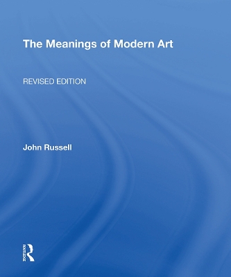 Meanings Of Modern Art, Revised book