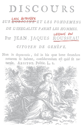 Lessons on Rousseau book