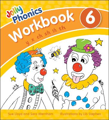 Jolly Phonics Workbook 6: in Precursive Letters (British English edition) book