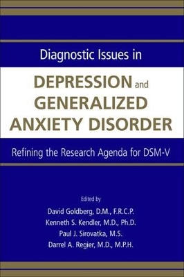 Diagnostic Issues in Depression and Generalized Anxiety Disorder book