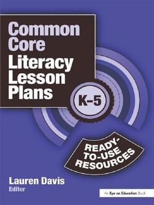 Common Core Literacy Lesson Plans book