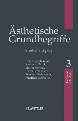 Ästhetische Grundbegriffe: Band 3: Harmonie - Material book