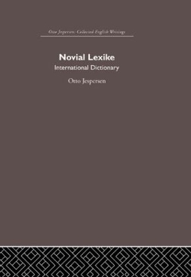 Novial Lexike by Otto Jespersen