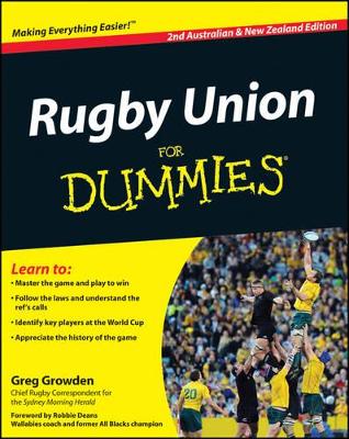 Rugby Union For Dummies book