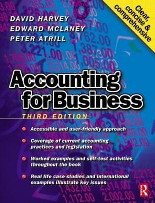 Accounting for Business by David Harvey