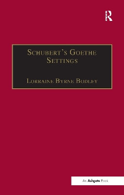 Schubert's Goethe Settings book