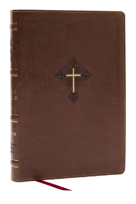 RSV2CE, Thinline Large Print Catholic Bible, Brown Leathersoft, Comfort Print book