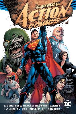 Superman Action Comics Rebirth Deluxe Coll HC Book 01 book