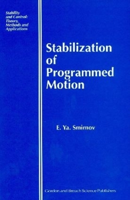 Stabilization of Programmed Motion book
