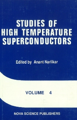 Studies of High Temperature Superconductors by Nova Science Publishers Inc