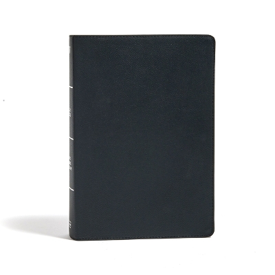 KJV Super Giant Print Reference Bible, Black Genuine Leather book