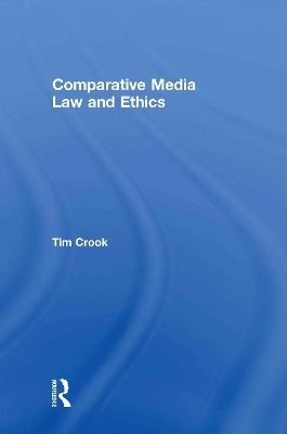 Comparative Media Law and Ethics book