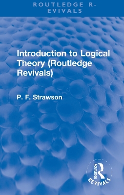 Introduction to Logical Theory book