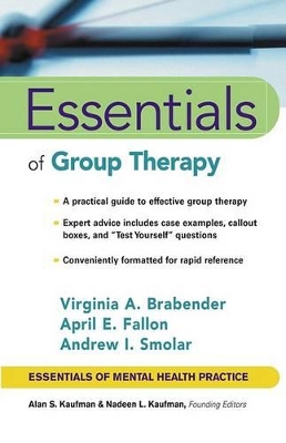 Essentials of Group Therapy by Virginia M. Brabender