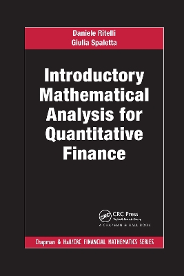 Introductory Mathematical Analysis for Quantitative Finance by Daniele Ritelli