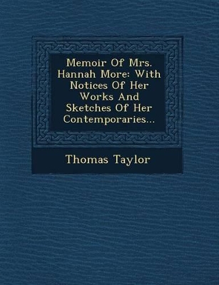 Memoir of Mrs. Hannah More book