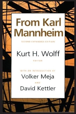 From Karl Mannheim by Kurt H. Wolff