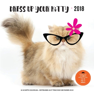 Dress Up Your Kitty 2018: 16 Month Calendar Includes September 2017 Through December 2018 book