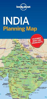 Lonely Planet India Planning Map book