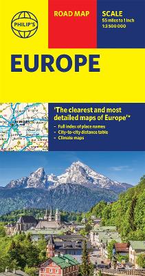 Philip's Europe Road Map by Philip's Maps