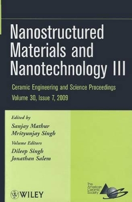Nanostructured Materials and Nanotechnology III book