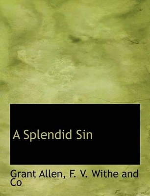 A Splendid Sin book