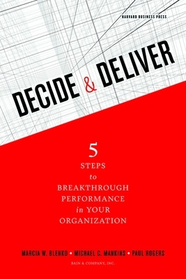 Decide and Deliver book