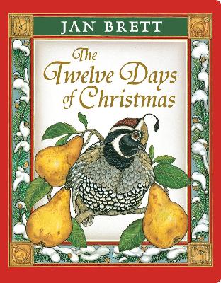 The Twelve Days of Christmas (Oversized Lap Board Book) by Jan Brett