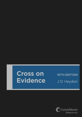 Cross on Evidence book