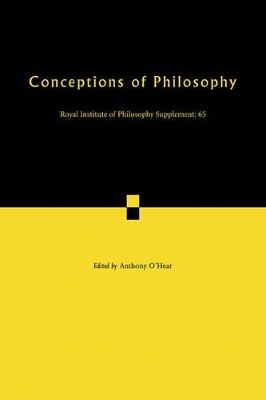 Conceptions of Philosophy book