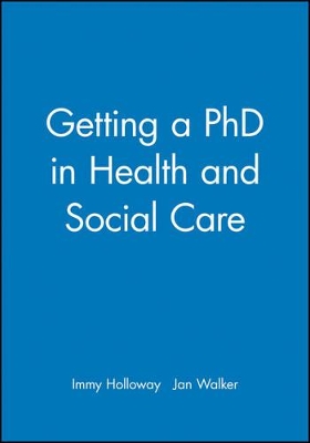 Getting a PhD in Health and Social Care book