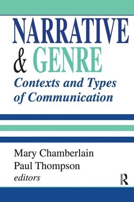 Narrative and Genre by Paul Thompson