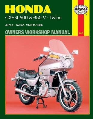 Honda CX/GL500 and 650 V-Twins 1978-86 Owner's Workshop Manual book