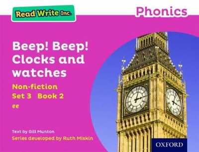 Read Write Inc. Phonics: Pink Set 3 Non-fiction 2 Beep! Beep! Clocks and Watches book