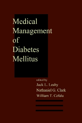 Medical Management of Diabetes Mellitus book