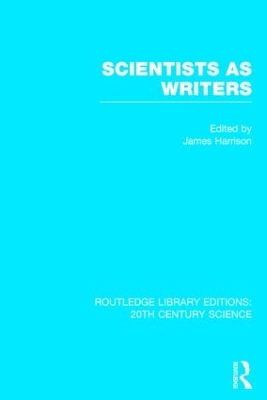 Scientists as Writers book