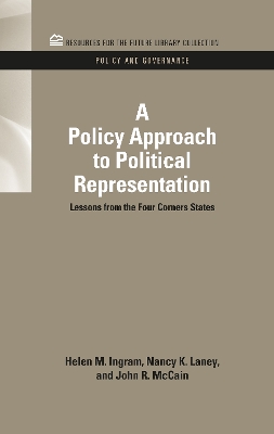 Policy Approach to Political Representation book