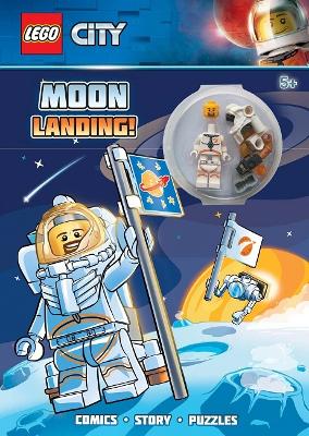 LEGO City Moon Landing book