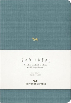 A Notebook for Bad Ideas - Blue Plain book