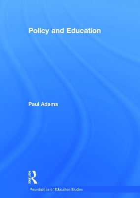 Policy and Education book