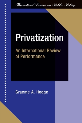 Privatization: An International Review Of Performance book