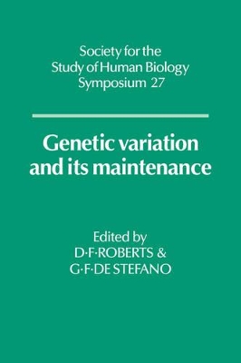 Genetic Variation and its Maintenance by Derek F. Roberts