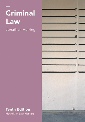 Criminal Law by Jonathan Herring