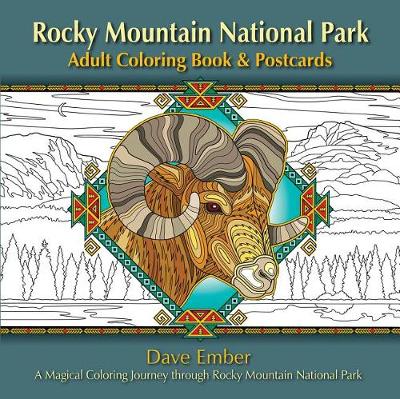 Rocky Mountain National Park Adult Coloring Book & Postcards by Mary Taylor Young