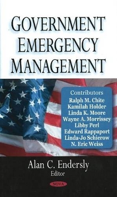 Government Emergency Management book