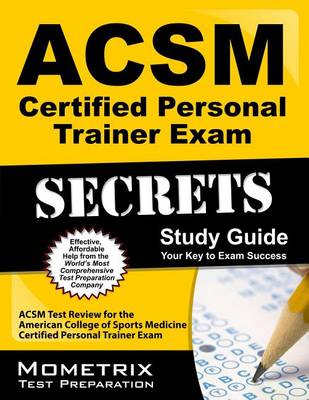 ACSM Personal Trainer Exam Secrets Study Guide book
