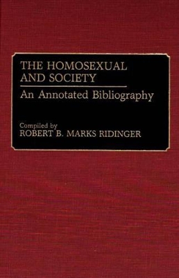 Homosexual and Society book