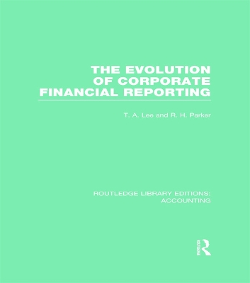 Evolution of Corporate Financial Reporting book